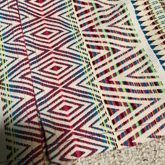 Kut from the Kloth colorful woven cropped open front jacket - Picture 8 of 14